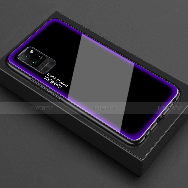Silikon Schutzhülle Rahmen Tasche Hülle Durchsichtig Transparent Spiegel für Huawei Honor Play4 Pro 5G