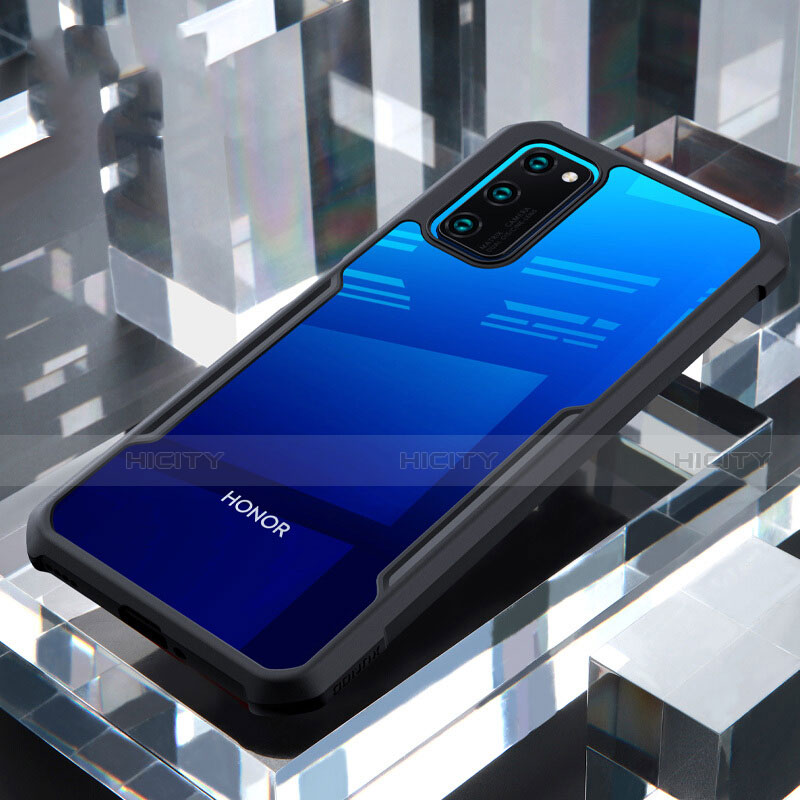 Silikon Schutzhülle Rahmen Tasche Hülle Durchsichtig Transparent Spiegel für Huawei Honor View 30 Pro 5G groß