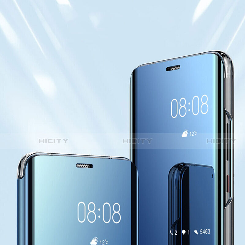 Silikon Schutzhülle Rahmen Tasche Hülle Durchsichtig Transparent Spiegel für Huawei Mate 20 groß