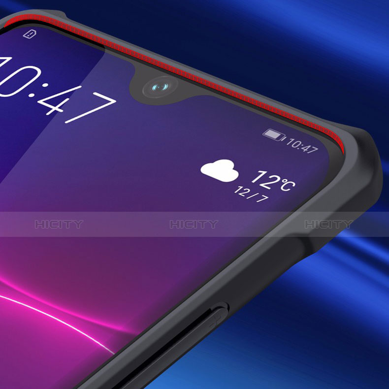 Silikon Schutzhülle Rahmen Tasche Hülle Durchsichtig Transparent Spiegel für Huawei P30 Pro groß