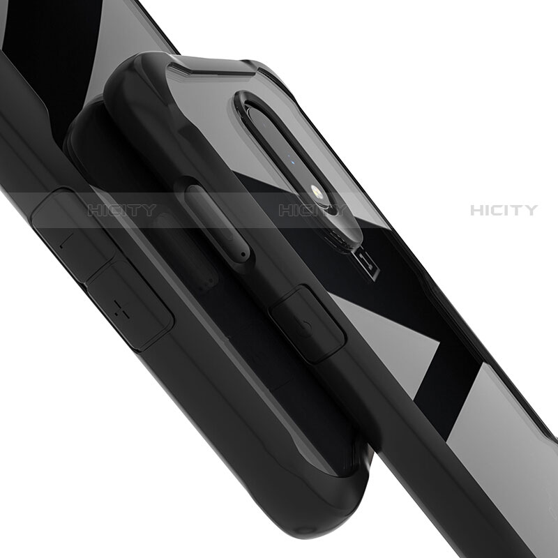 Silikon Schutzhülle Rahmen Tasche Hülle Durchsichtig Transparent Spiegel für OnePlus 7 groß