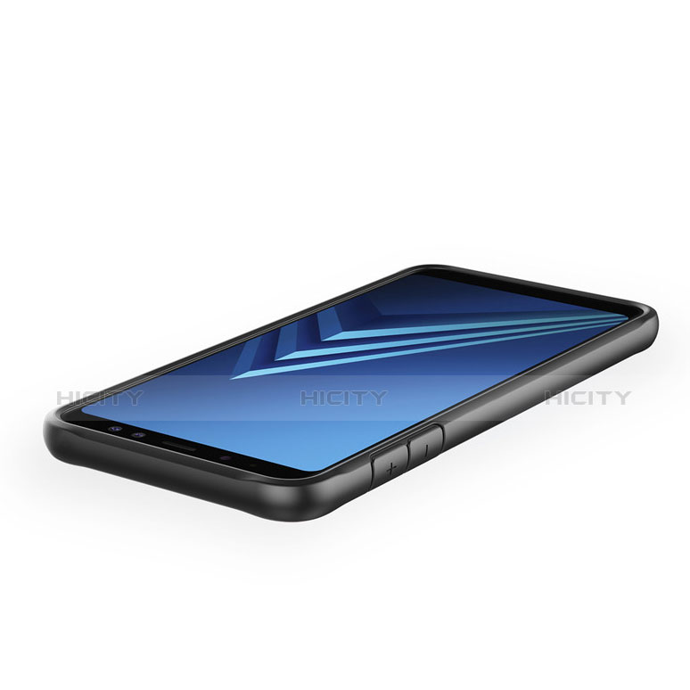Silikon Schutzhülle Rahmen Tasche Hülle Durchsichtig Transparent Spiegel für Samsung Galaxy A6 (2018) groß