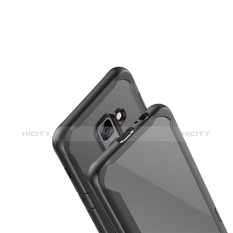 Silikon Schutzhülle Rahmen Tasche Hülle Durchsichtig Transparent Spiegel für Samsung Galaxy A6 (2018) groß