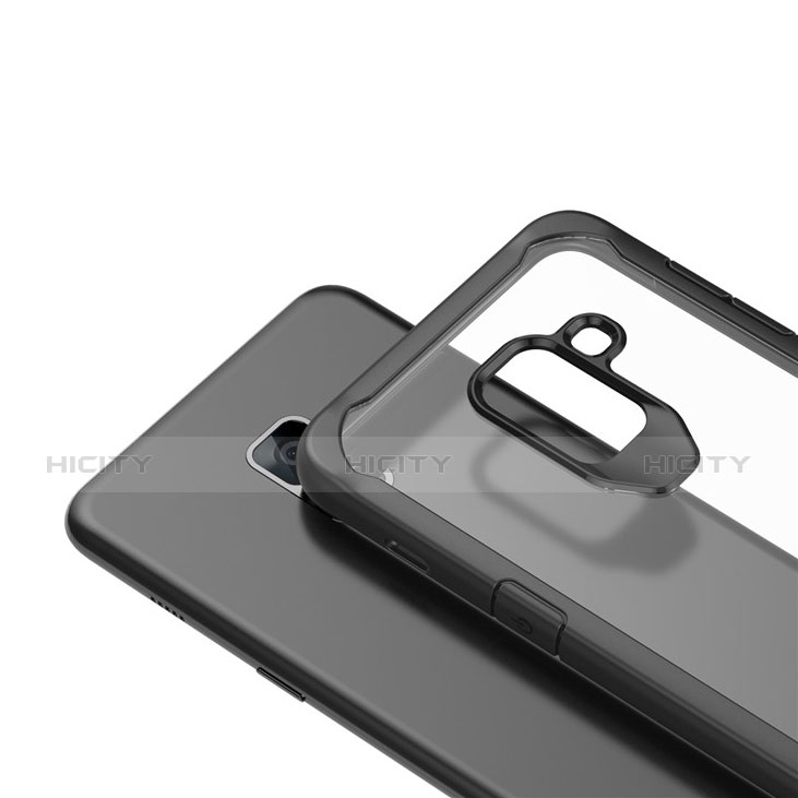 Silikon Schutzhülle Rahmen Tasche Hülle Durchsichtig Transparent Spiegel für Samsung Galaxy A6 (2018)