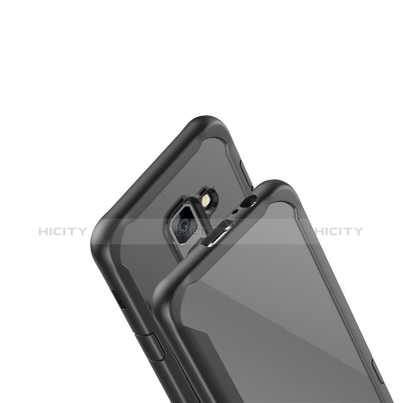 Silikon Schutzhülle Rahmen Tasche Hülle Durchsichtig Transparent Spiegel für Samsung Galaxy A6 (2018) Dual SIM groß