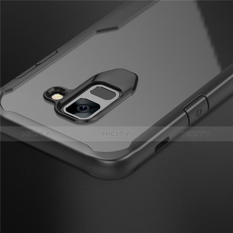 Silikon Schutzhülle Rahmen Tasche Hülle Durchsichtig Transparent Spiegel für Samsung Galaxy A6 (2018) Dual SIM