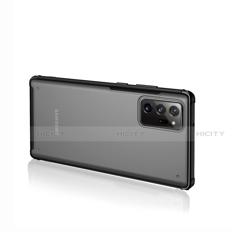 Silikon Schutzhülle Rahmen Tasche Hülle Durchsichtig Transparent Spiegel für Samsung Galaxy Note 20 Ultra 5G groß