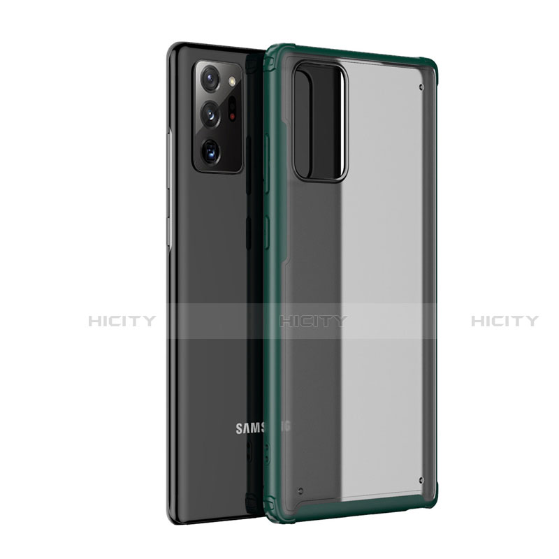Silikon Schutzhülle Rahmen Tasche Hülle Durchsichtig Transparent Spiegel für Samsung Galaxy Note 20 Ultra 5G Grün Plus