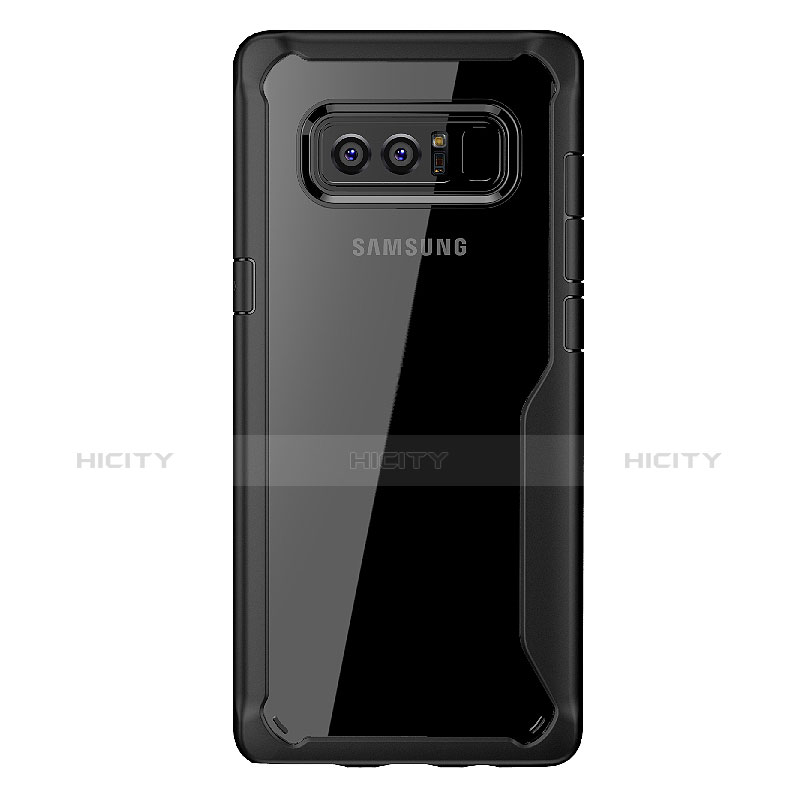 Silikon Schutzhülle Rahmen Tasche Hülle Durchsichtig Transparent Spiegel für Samsung Galaxy Note 8 Duos N950F