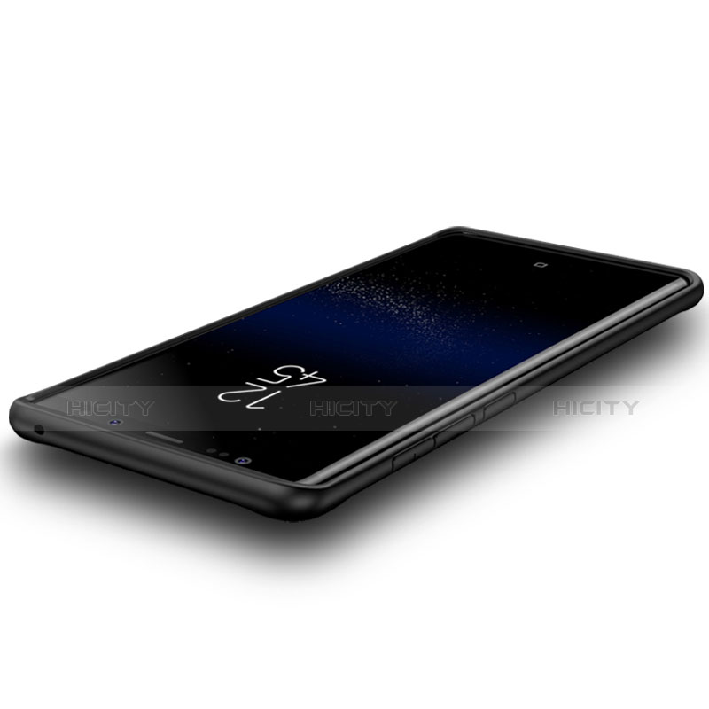Silikon Schutzhülle Rahmen Tasche Hülle Durchsichtig Transparent Spiegel für Samsung Galaxy Note 8 Duos N950F