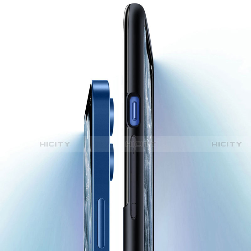 Silikon Schutzhülle Rahmen Tasche Hülle Durchsichtig Transparent Spiegel H01 für Apple iPhone 12 Pro Max groß