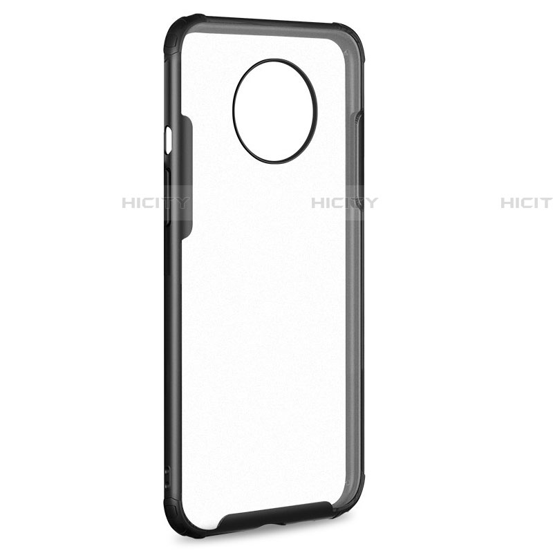 Silikon Schutzhülle Rahmen Tasche Hülle Durchsichtig Transparent Spiegel H01 für OnePlus 7T