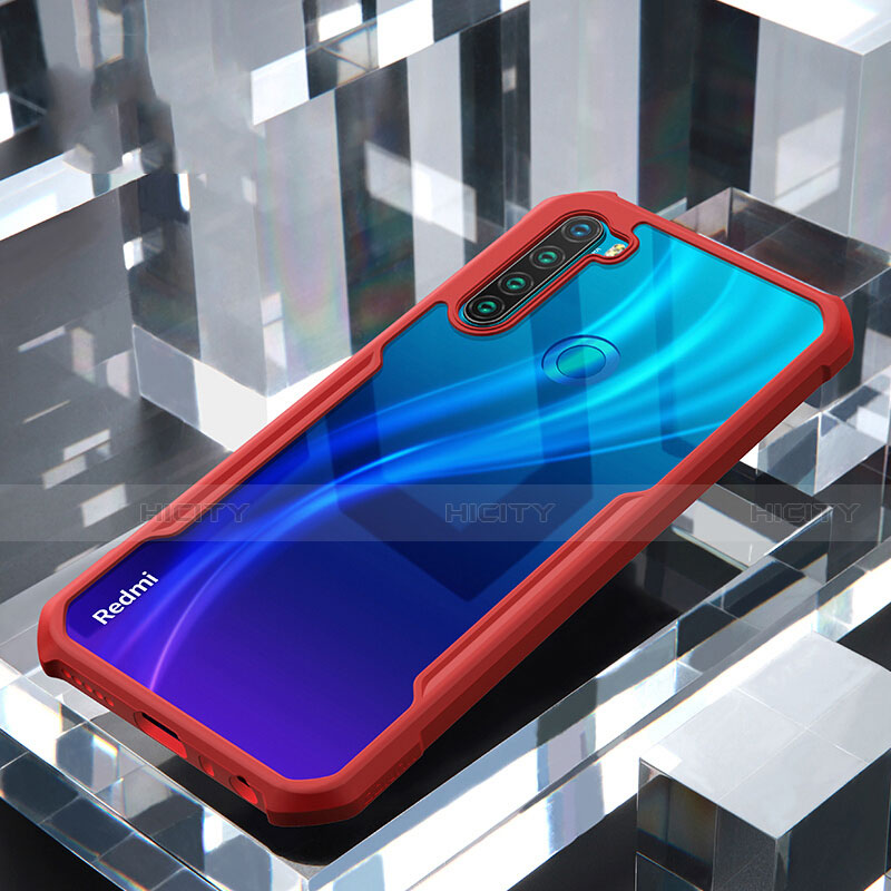 Silikon Schutzhülle Rahmen Tasche Hülle Durchsichtig Transparent Spiegel H01 für Xiaomi Redmi Note 8 groß