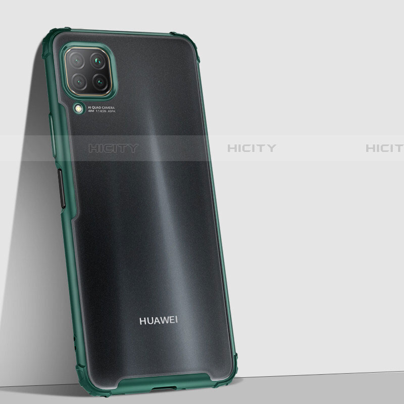 Silikon Schutzhülle Rahmen Tasche Hülle Durchsichtig Transparent Spiegel H02 für Huawei P40 Lite Grün Plus