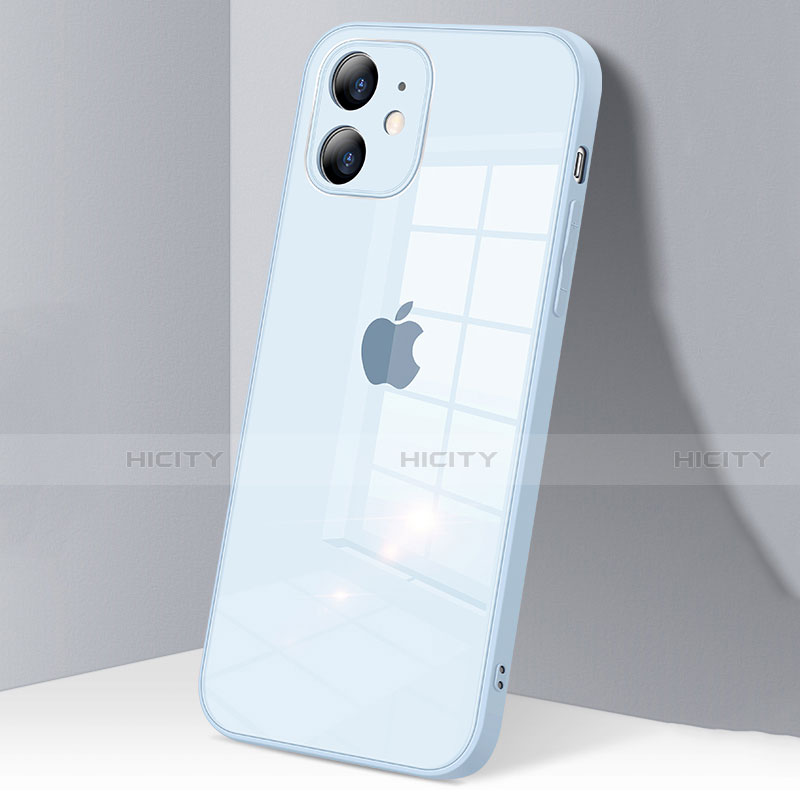 Silikon Schutzhülle Rahmen Tasche Hülle Durchsichtig Transparent Spiegel H06 für Apple iPhone 12
