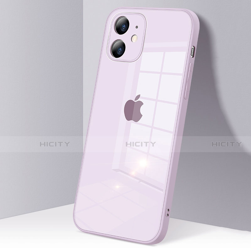 Silikon Schutzhülle Rahmen Tasche Hülle Durchsichtig Transparent Spiegel H06 für Apple iPhone 12
