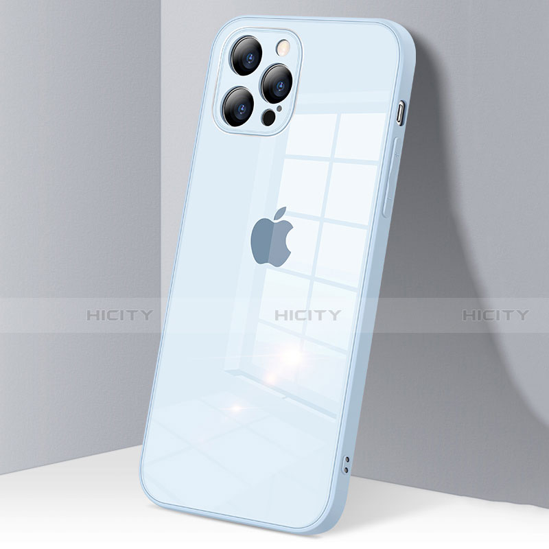 Silikon Schutzhülle Rahmen Tasche Hülle Durchsichtig Transparent Spiegel H06 für Apple iPhone 12 Pro groß