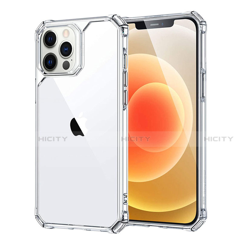 Silikon Schutzhülle Rahmen Tasche Hülle Durchsichtig Transparent Spiegel H07 für Apple iPhone 12 Pro Max Klar Plus