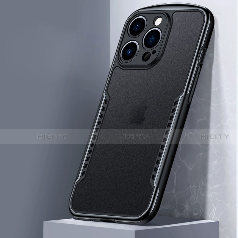 Silikon Schutzhülle Rahmen Tasche Hülle Durchsichtig Transparent Spiegel M01 für Apple iPhone 13 Pro