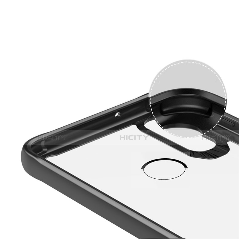 Silikon Schutzhülle Rahmen Tasche Hülle Durchsichtig Transparent Spiegel M01 für Huawei Nova 3e groß