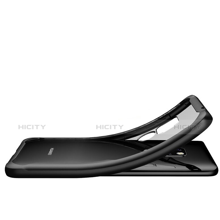 Silikon Schutzhülle Rahmen Tasche Hülle Durchsichtig Transparent Spiegel M02 für Huawei Mate 20 Pro groß