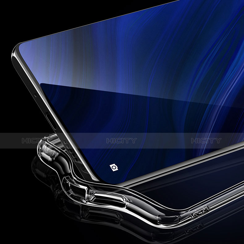 Silikon Schutzhülle Rahmen Tasche Hülle Durchsichtig Transparent Spiegel M02 für Huawei P30 Pro