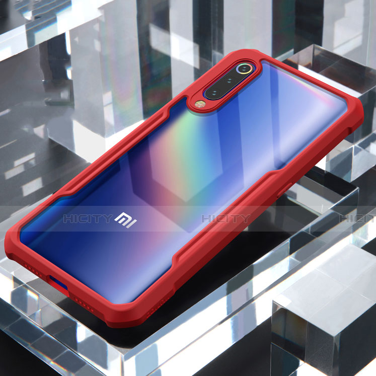 Silikon Schutzhülle Rahmen Tasche Hülle Durchsichtig Transparent Spiegel M02 für Xiaomi Mi 9