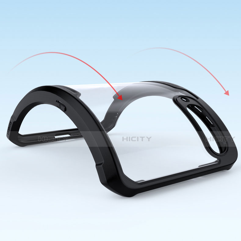 Silikon Schutzhülle Rahmen Tasche Hülle Durchsichtig Transparent Spiegel M02 für Xiaomi Mi 9 Lite groß
