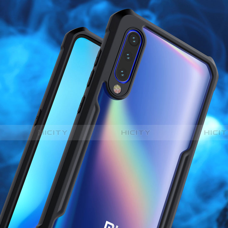 Silikon Schutzhülle Rahmen Tasche Hülle Durchsichtig Transparent Spiegel M02 für Xiaomi Mi 9 Pro 5G groß