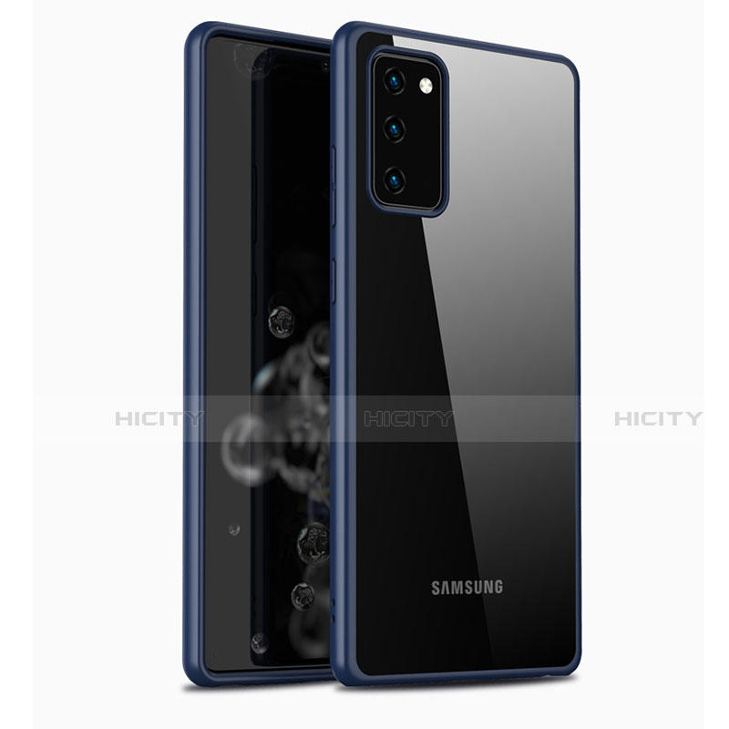 Silikon Schutzhülle Rahmen Tasche Hülle Durchsichtig Transparent Spiegel M03 für Samsung Galaxy Note 20 5G groß