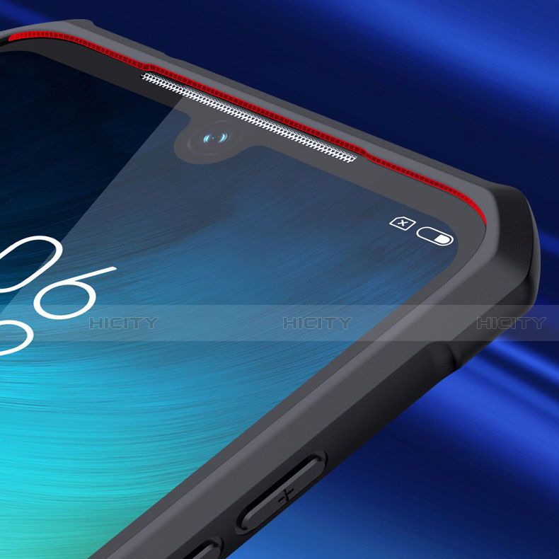 Silikon Schutzhülle Rahmen Tasche Hülle Durchsichtig Transparent Spiegel M03 für Xiaomi Redmi Note 7 Pro