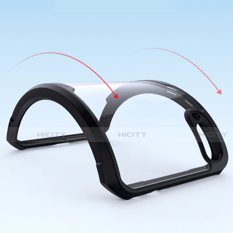 Silikon Schutzhülle Rahmen Tasche Hülle Durchsichtig Transparent Spiegel M03 für Xiaomi Redmi Note 7 Pro
