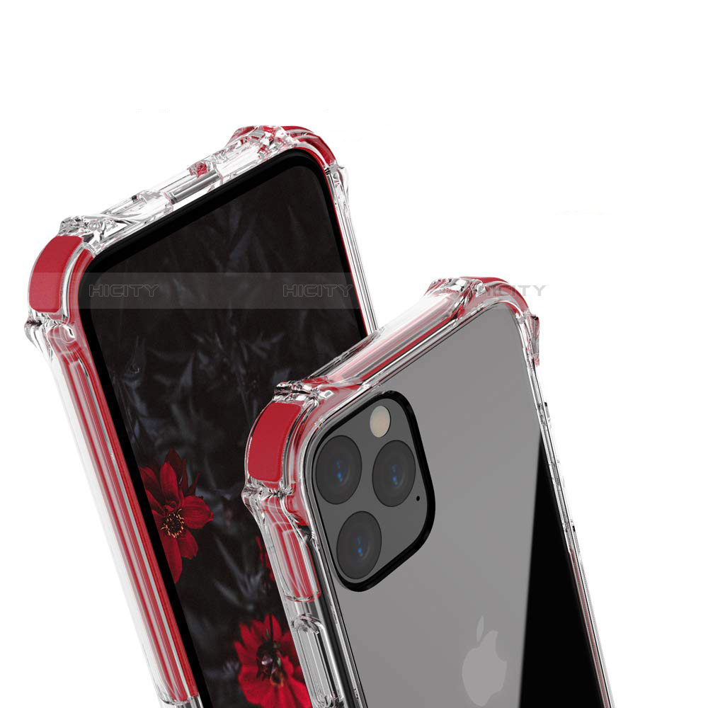 Silikon Schutzhülle Rahmen Tasche Hülle Durchsichtig Transparent Spiegel M04 für Apple iPhone 11 Pro