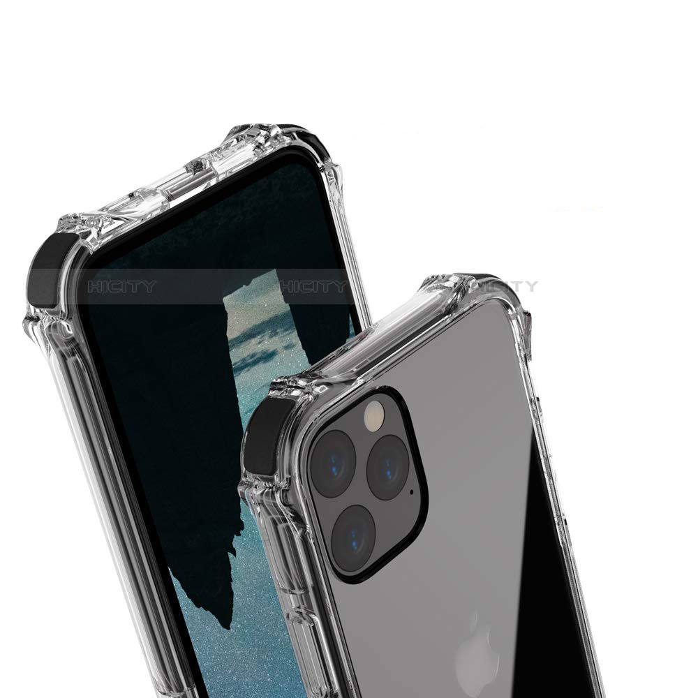 Silikon Schutzhülle Rahmen Tasche Hülle Durchsichtig Transparent Spiegel M04 für Apple iPhone 11 Pro Max