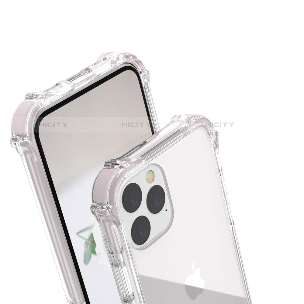 Silikon Schutzhülle Rahmen Tasche Hülle Durchsichtig Transparent Spiegel M04 für Apple iPhone 11 Pro Max