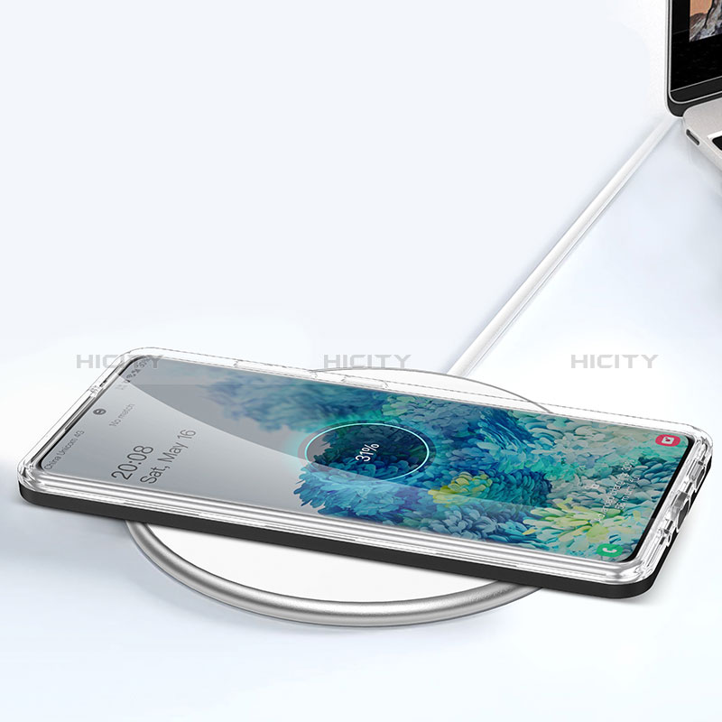 Silikon Schutzhülle Rahmen Tasche Hülle Durchsichtig Transparent Spiegel MQ1 für Samsung Galaxy S20 FE 5G groß