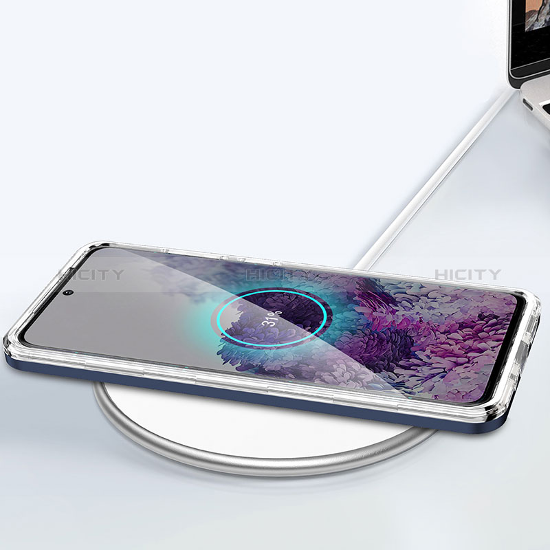 Silikon Schutzhülle Rahmen Tasche Hülle Durchsichtig Transparent Spiegel MQ1 für Samsung Galaxy S20 Plus 5G