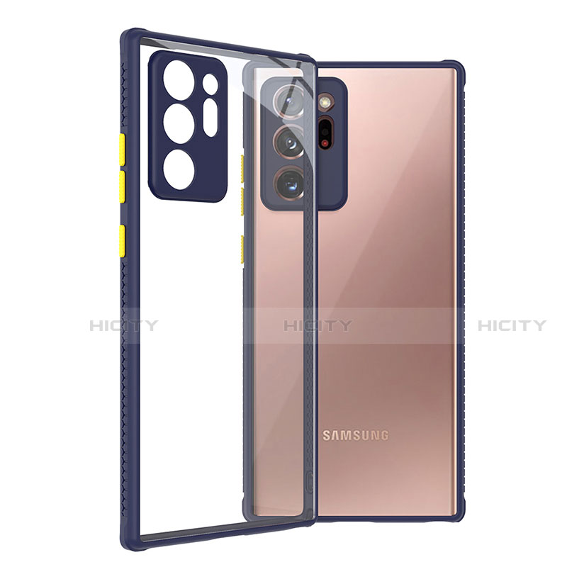 Silikon Schutzhülle Rahmen Tasche Hülle Durchsichtig Transparent Spiegel N02 für Samsung Galaxy Note 20 Ultra 5G groß