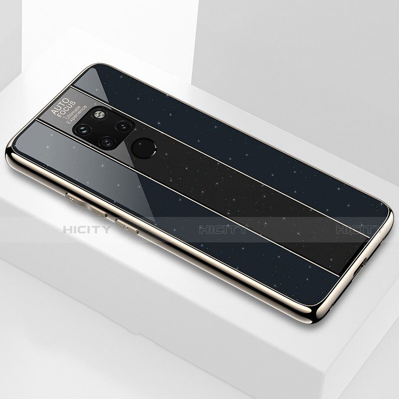 Silikon Schutzhülle Rahmen Tasche Hülle Durchsichtig Transparent Spiegel Q04 für Huawei Mate 20
