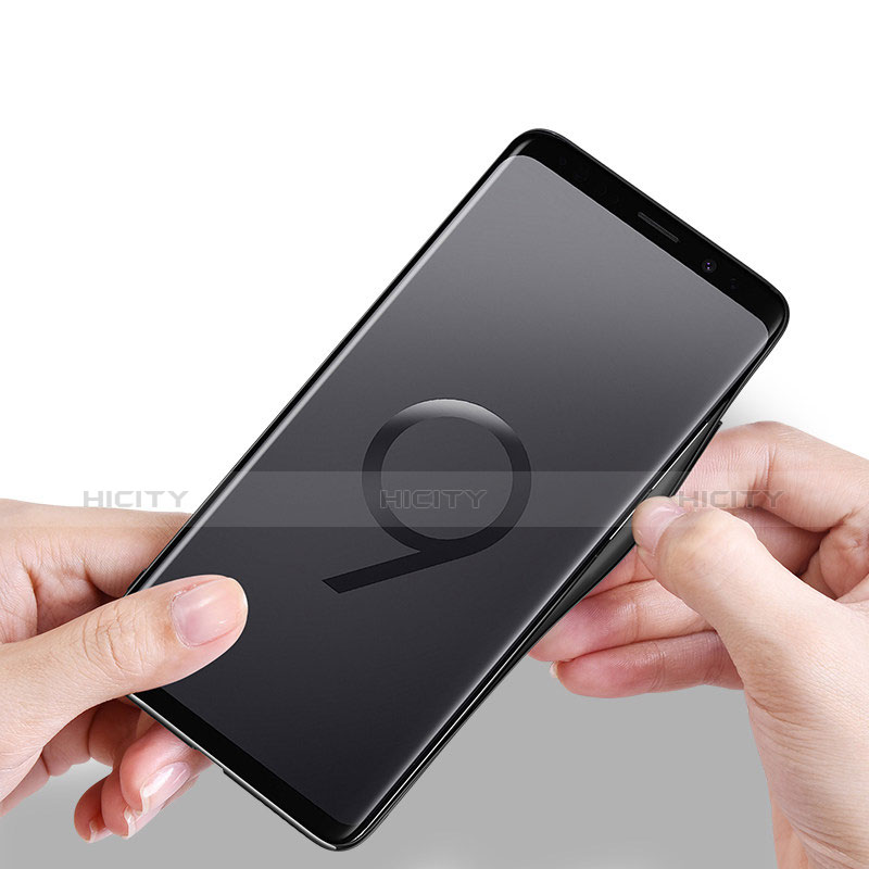 Silikon Schutzhülle Rahmen Tasche Hülle Durchsichtig Transparent Spiegel S01 für Samsung Galaxy S9 Plus