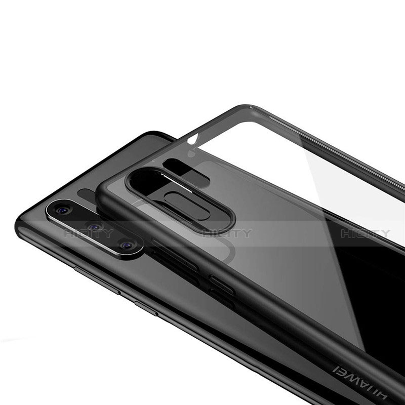 Silikon Schutzhülle Rahmen Tasche Hülle Durchsichtig Transparent Spiegel Z01 für Huawei P30 Pro New Edition