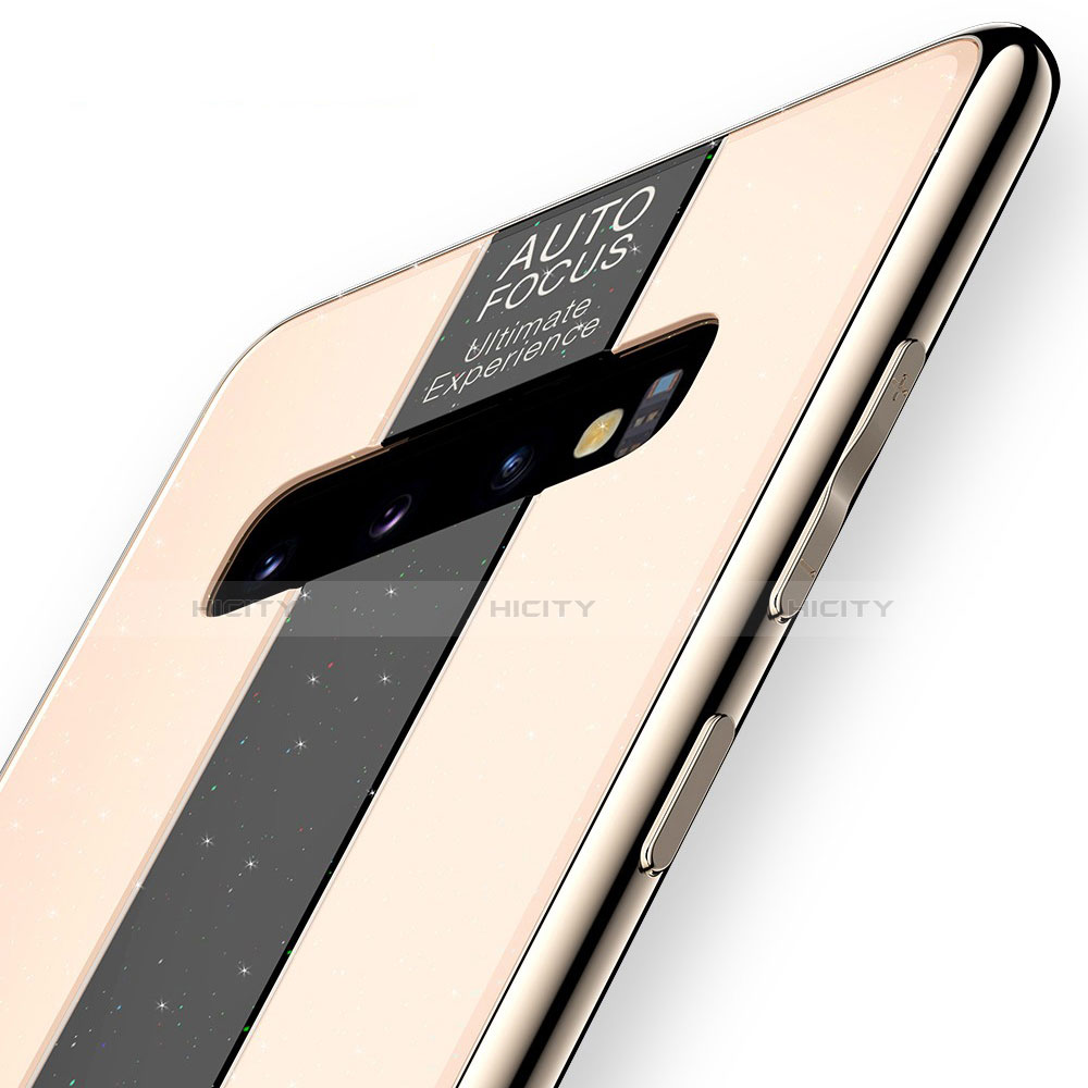Silikon Schutzhülle Rahmen Tasche Hülle Spiegel A01 für Samsung Galaxy S10