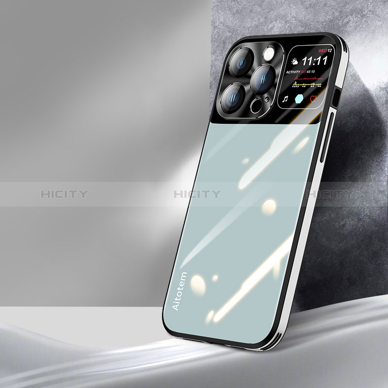 Silikon Schutzhülle Rahmen Tasche Hülle Spiegel AT2 für Apple iPhone 13 Pro