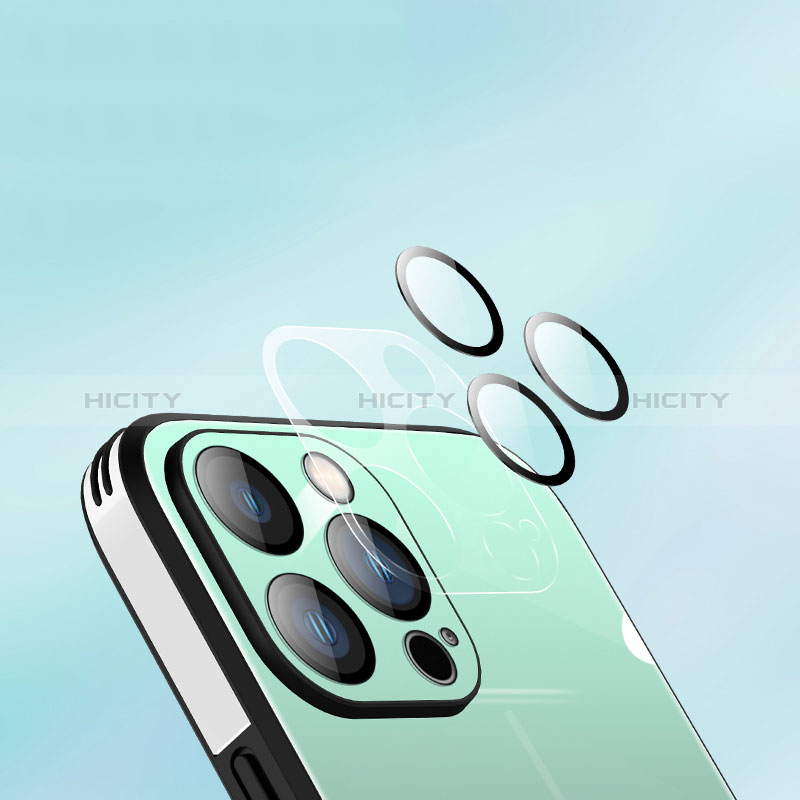 Silikon Schutzhülle Rahmen Tasche Hülle Spiegel Farbverlauf Regenbogen AT1 für Apple iPhone 14 Pro Max