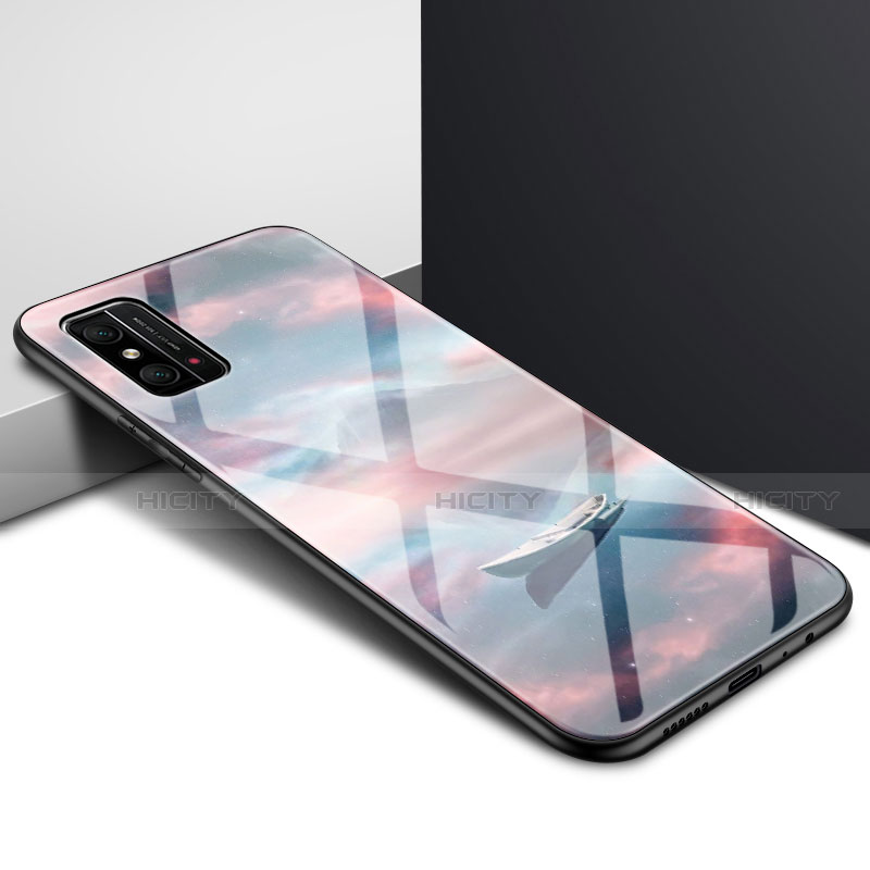 Silikon Schutzhülle Rahmen Tasche Hülle Spiegel Farbverlauf Regenbogen für Huawei Honor X10 Max 5G