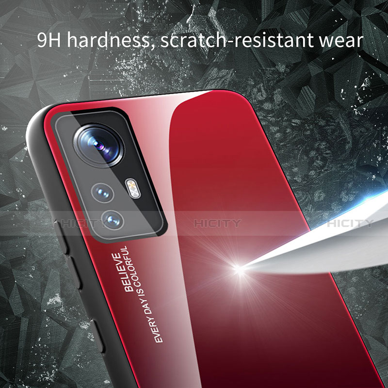 Silikon Schutzhülle Rahmen Tasche Hülle Spiegel Farbverlauf Regenbogen für Xiaomi Mi 12 5G
