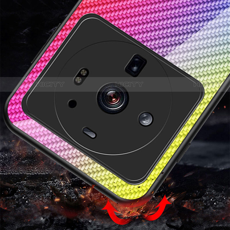 Silikon Schutzhülle Rahmen Tasche Hülle Spiegel Farbverlauf Regenbogen für Xiaomi Mi 12 Ultra 5G