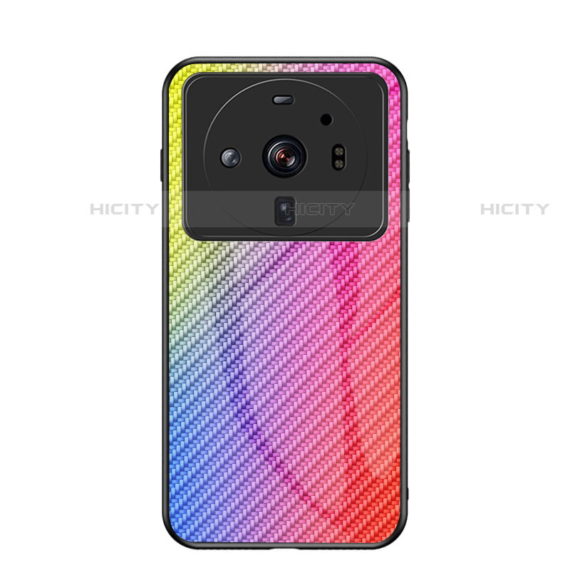 Silikon Schutzhülle Rahmen Tasche Hülle Spiegel Farbverlauf Regenbogen für Xiaomi Mi 12 Ultra 5G