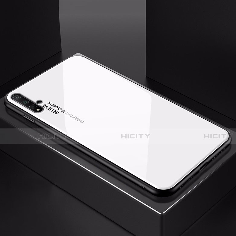 Silikon Schutzhülle Rahmen Tasche Hülle Spiegel Farbverlauf Regenbogen H01 für Huawei Honor 20S groß