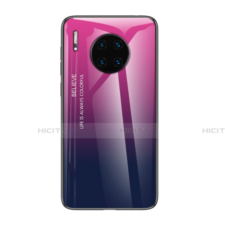 Silikon Schutzhülle Rahmen Tasche Hülle Spiegel Farbverlauf Regenbogen H01 für Huawei Mate 30 Pro